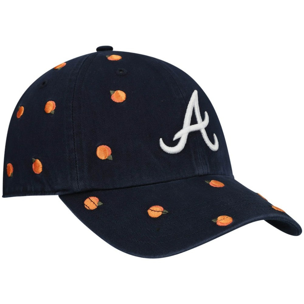 Navy Atlanta Braves '47 Women's Confetti Clean Up Adjustable Hat
