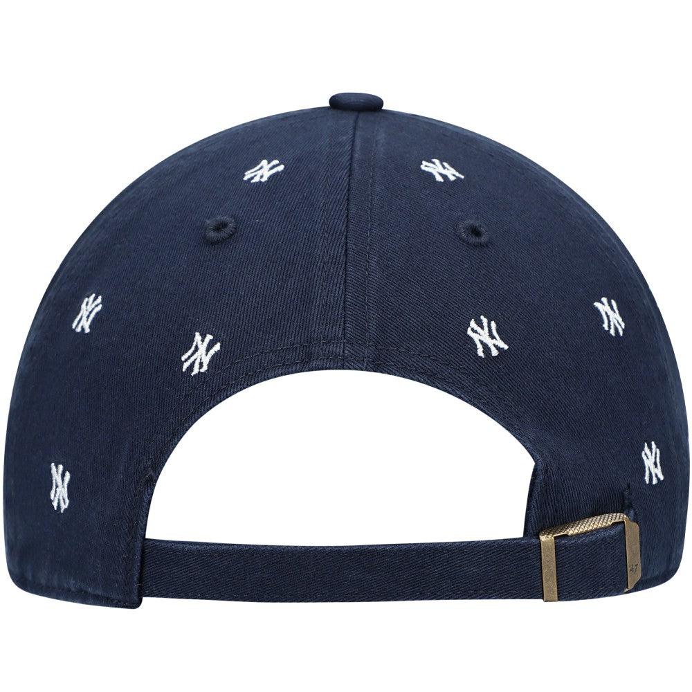 Navy New York Yankees '47 Women's Confetti Clean Up Adjustable Hat