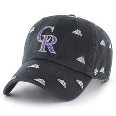 Black Colorado Rockies '47 Women's Confetti Clean Up Adjustable Hat