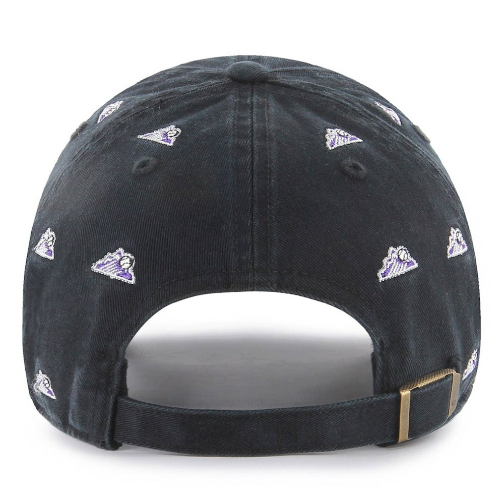 Black Colorado Rockies '47 Women's Confetti Clean Up Adjustable Hat
