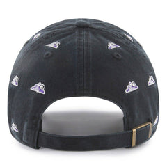 Black Colorado Rockies '47 Women's Confetti Clean Up Adjustable Hat