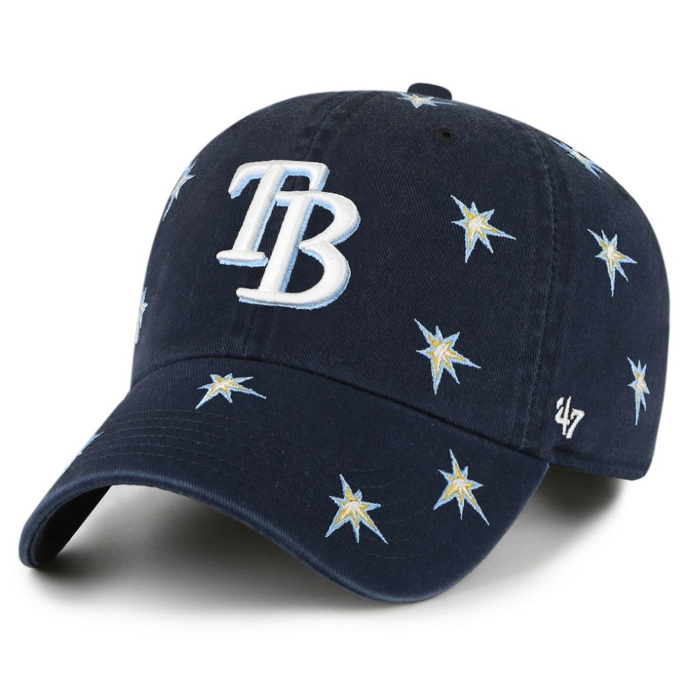 Navy Tampa Bay Rays '47 Women's Confetti Clean Up Adjustable Hat