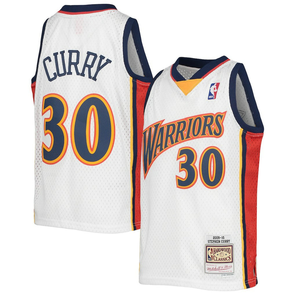Mitchell & Ness Stephen Curry Golden State Warriors Youth 2009-10 Hardwood Classics Swingman Jersey sale