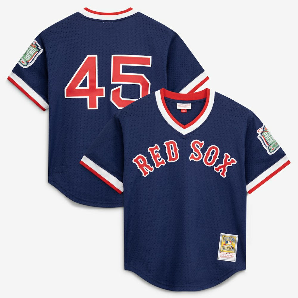 Navy Pedro Martinez Boston Red Sox Mitchell & Ness Authentic Batting Practice Jersey
