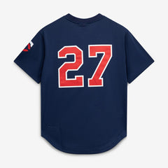 Navy David Ortiz Minnesota Twins Mitchell & Ness 2002 Cooperstown Collection Mesh Batting Practice Jersey