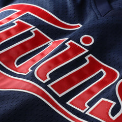 Navy David Ortiz Minnesota Twins Mitchell & Ness 2002 Cooperstown Collection Mesh Batting Practice Jersey