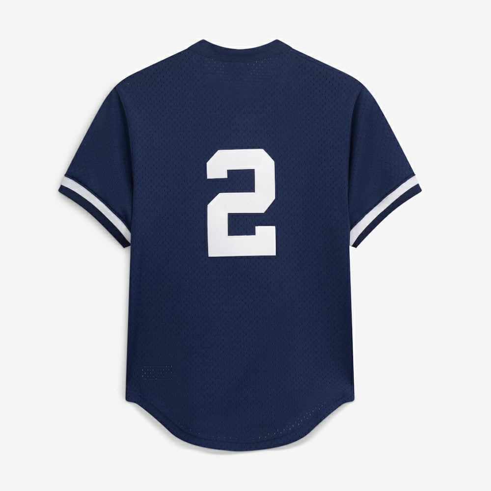 Navy Derek Jeter New York Yankees Mitchell & Ness Authentic Batting Practice Jersey