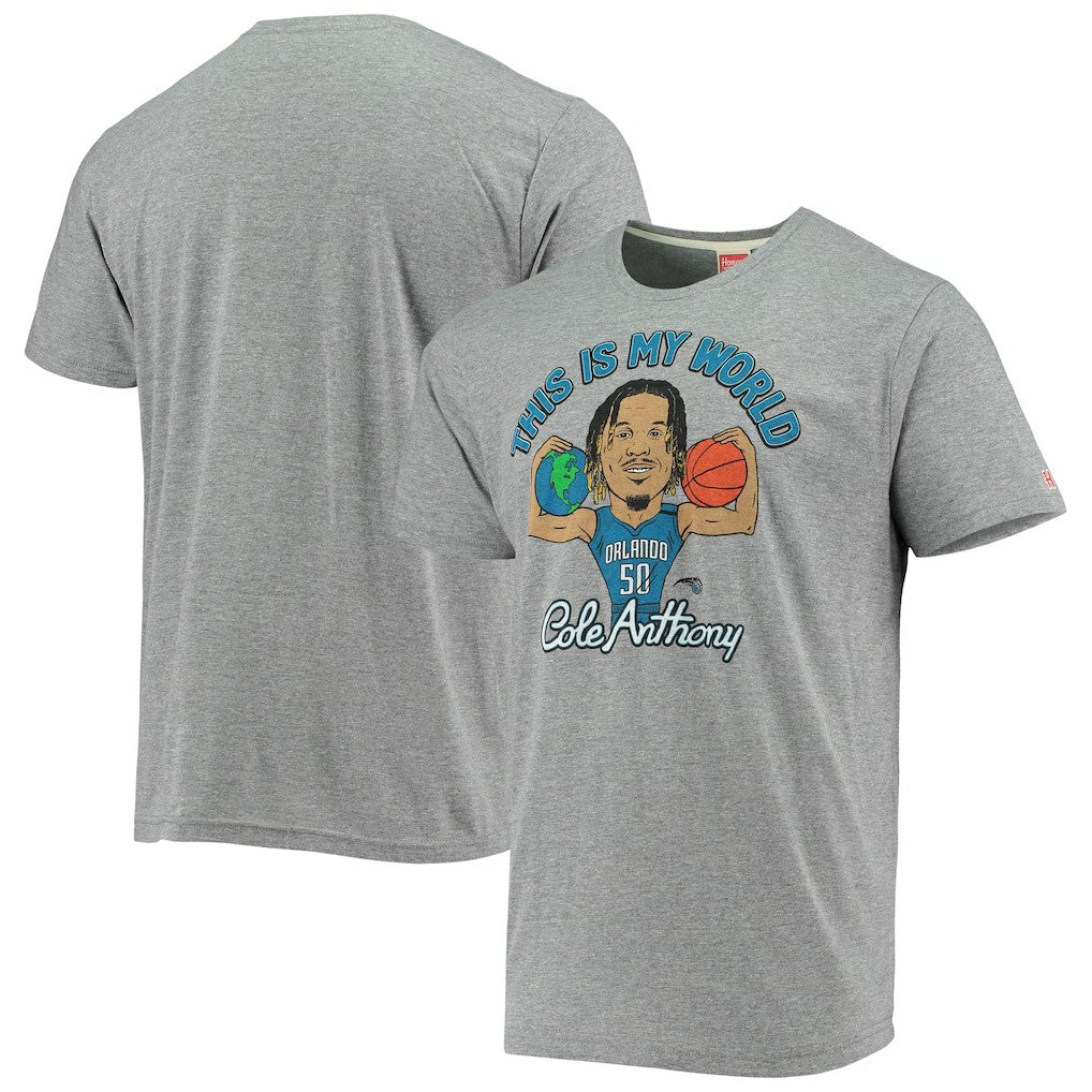 Cole Anthony Orlando Magic Homage Player Tri-Blend T-Shirt