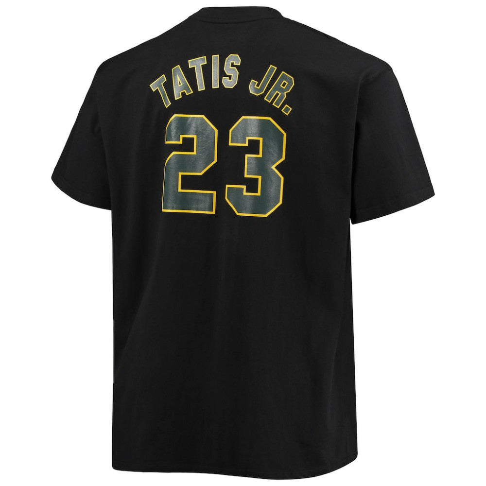 Black Fernando Tatis Jr. San Diego Padres Fanatics Big & Tall Wordmark Name & Number T-Shirt