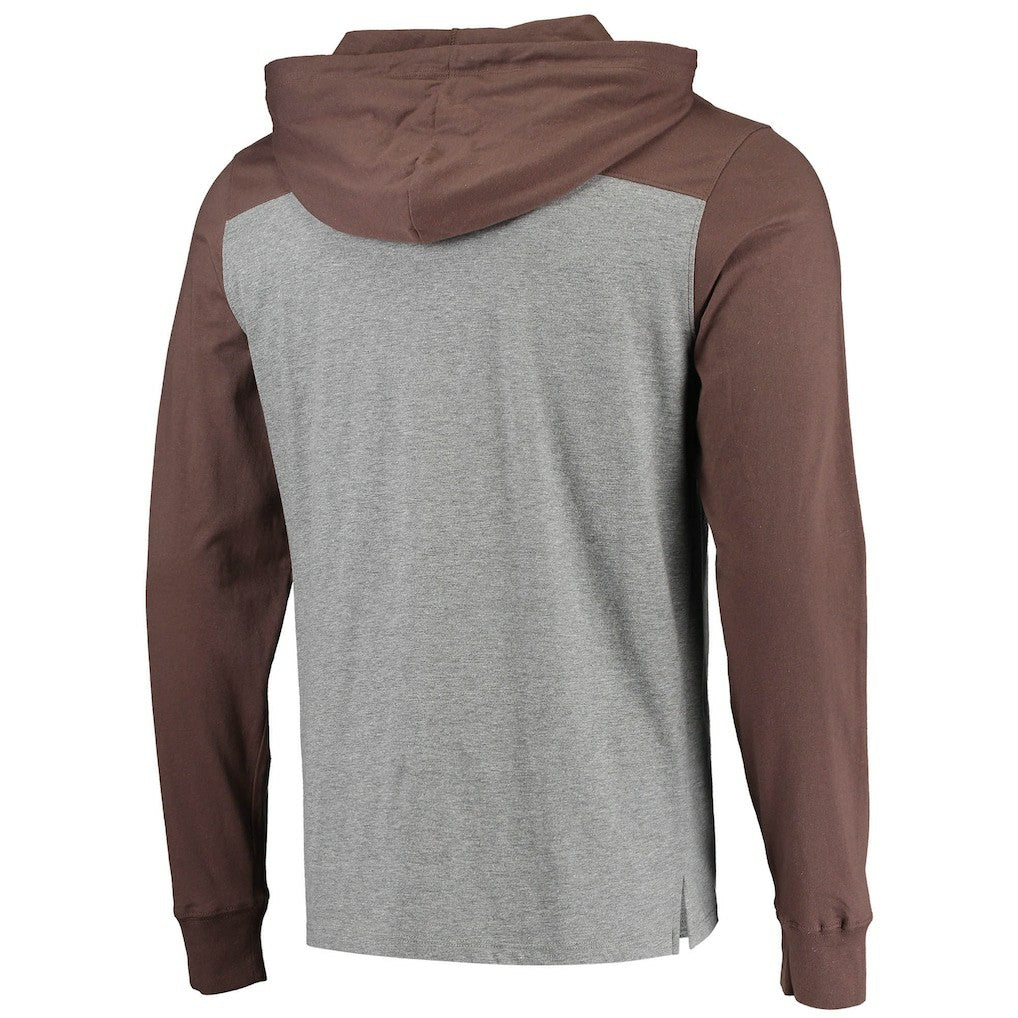 '47 Franklin Wooster Long Sleeve Hoodie T-Shirt - Cleveland Browns Hoodies
