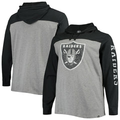 '47 Franklin Wooster Long Sleeve Hoodie T-Shirt - Las Vegas Raiders Hoodies