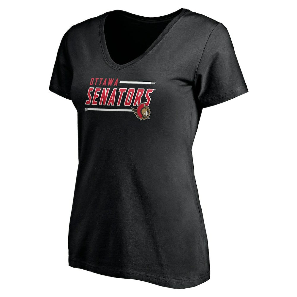 NHL Ottawa Senators Fanatics Women's Plus Size Mascot In Bounds V-Neck T-Shirt