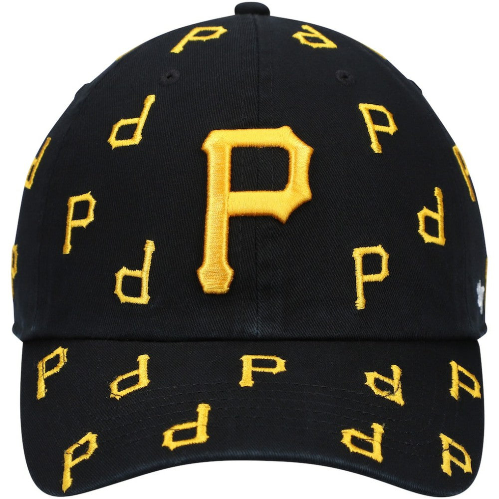 Black Pittsburgh Pirates '47 Women's Confetti Clean Up Adjustable Hat