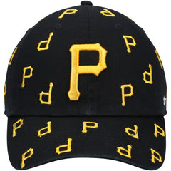 Black Pittsburgh Pirates '47 Women's Confetti Clean Up Adjustable Hat