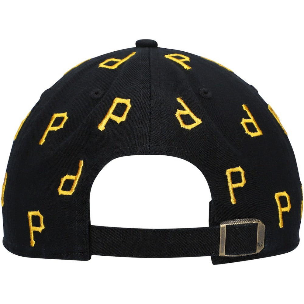 Black Pittsburgh Pirates '47 Women's Confetti Clean Up Adjustable Hat