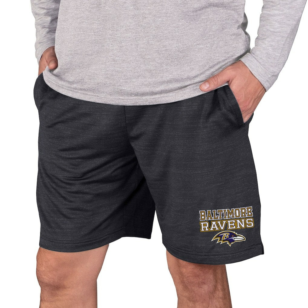 Concepts Sport Bullseye Knit Jam Shorts - Baltimore Ravens Shorts