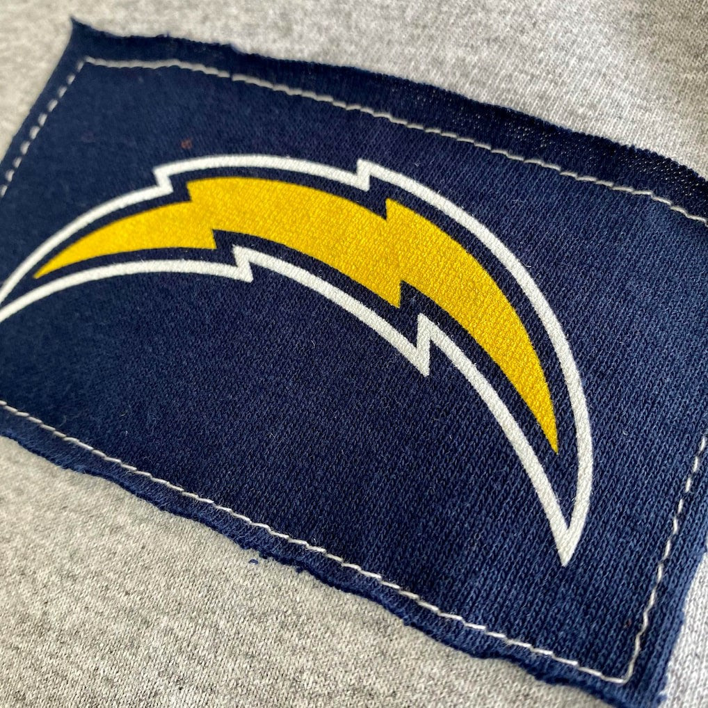 Refried Apparel Sustainable Angle Long Sleeve T-Shirt - Los Angeles Chargers T-shirts