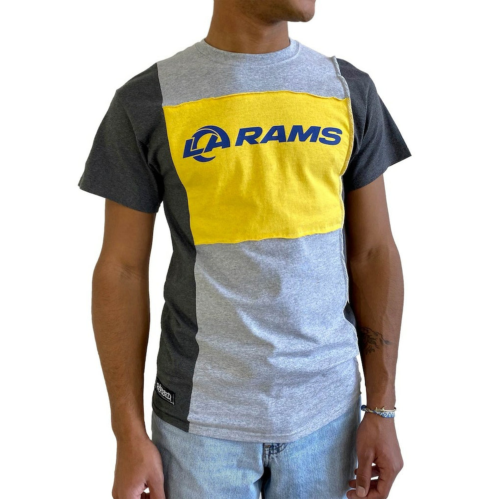 Refried Apparel Sustainable Split T-Shirt - Los Angeles Rams T-shirts