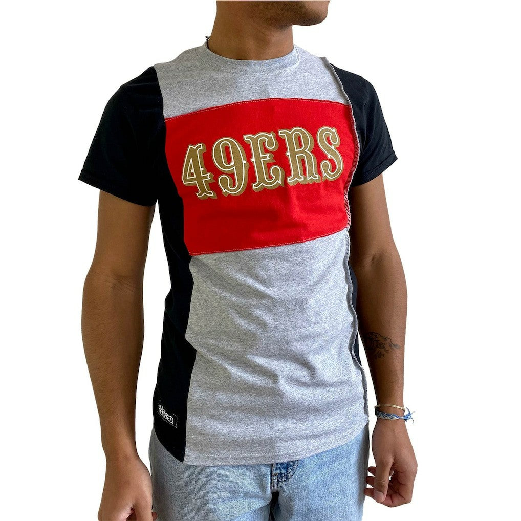 Refried Apparel Sustainable Split T-Shirt - San Francisco 49ers T-shirts