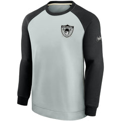 Historic Raglan Crew Performance Sweater - Las Vegas Raiders