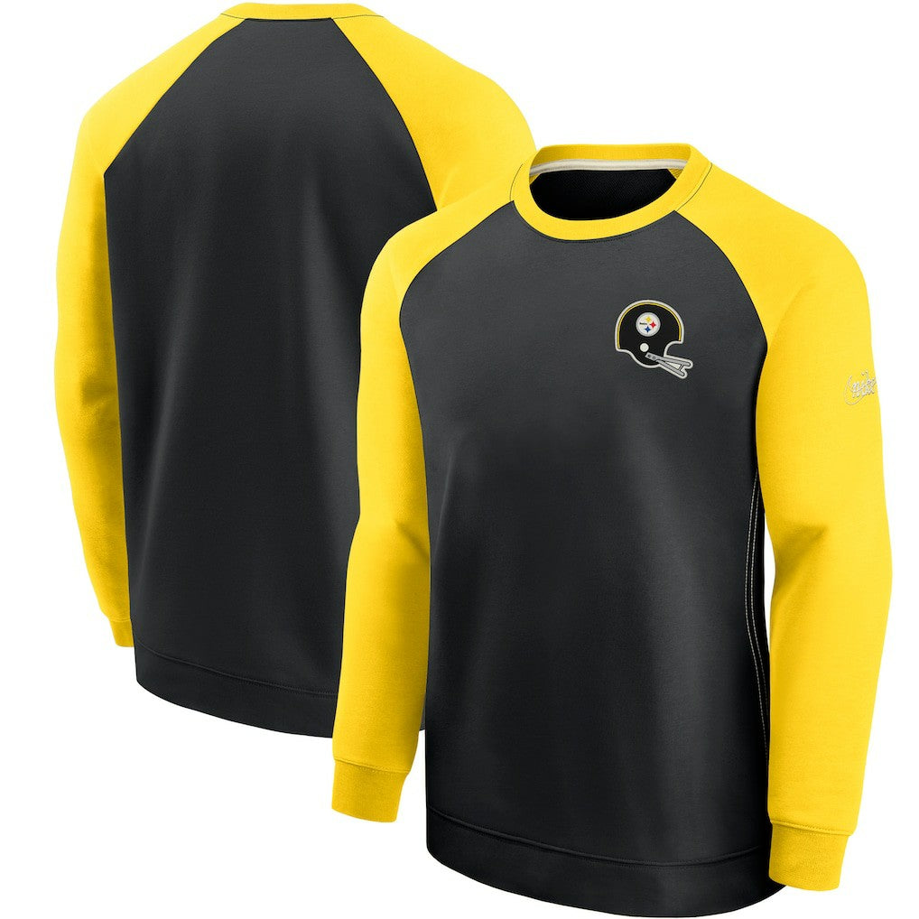 Historic Raglan Crew Performance Sweater - Pittsburgh Steelers