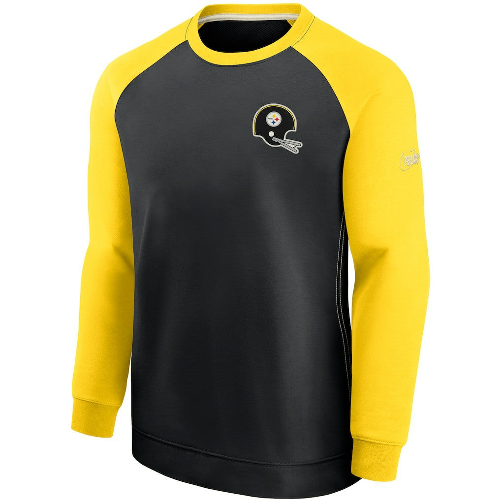 Historic Raglan Crew Performance Sweater - Pittsburgh Steelers