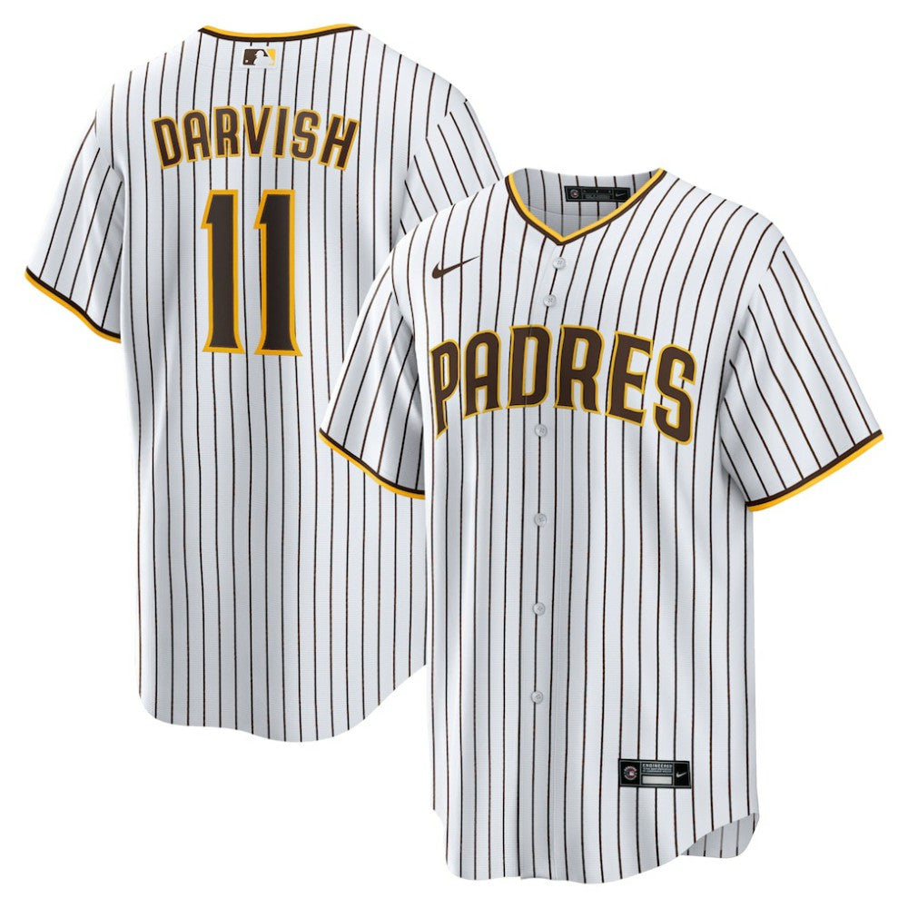 White Yu Darvish San Diego Padres Nike Home Replica Player Jersey