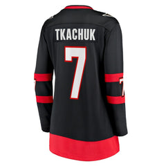 NHL Brady Tkachuk Ottawa Senators Fanatics Women's Home Breakaway Jersey