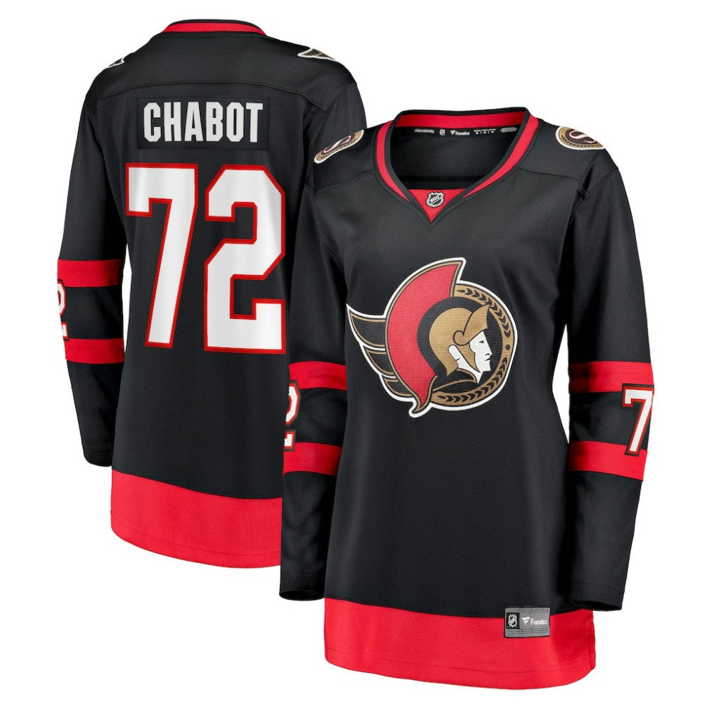 NHL Thomas Chabot Ottawa Senators Fanatics Women's Home Breakaway Jersey
