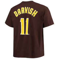 Brown Yu Darvish San Diego Padres Fanatics Big & Tall Name & Number T-Shirt