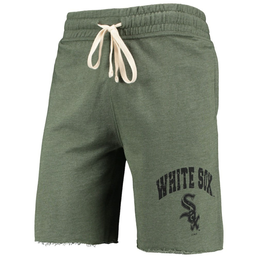 Heathered Olive Chicago White Sox Concepts Sport Mainstream Tri-Blend Shorts