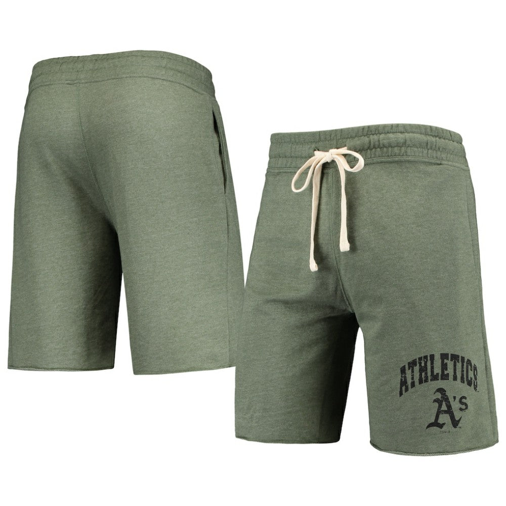 Heathered Olive Athletics Concepts Sport Mainstream Tri-Blend Shorts