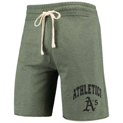 Heathered Olive Athletics Concepts Sport Mainstream Tri-Blend Shorts