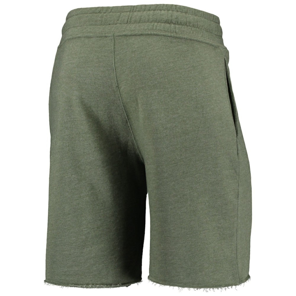 Heathered Olive Cincinnati Reds Concepts Sport Mainstream Tri-Blend Shorts