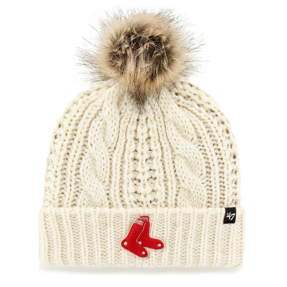 White Boston Red Sox '47 Women's Meeko Knit Hat