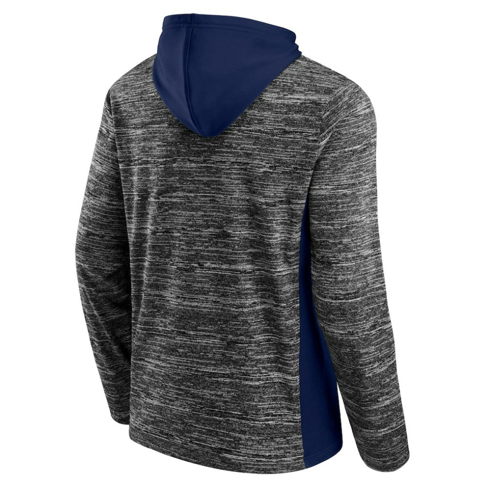 Gray/Navy Houston Astros Fanatics Instant Replay Color Block Pullover Hoodie