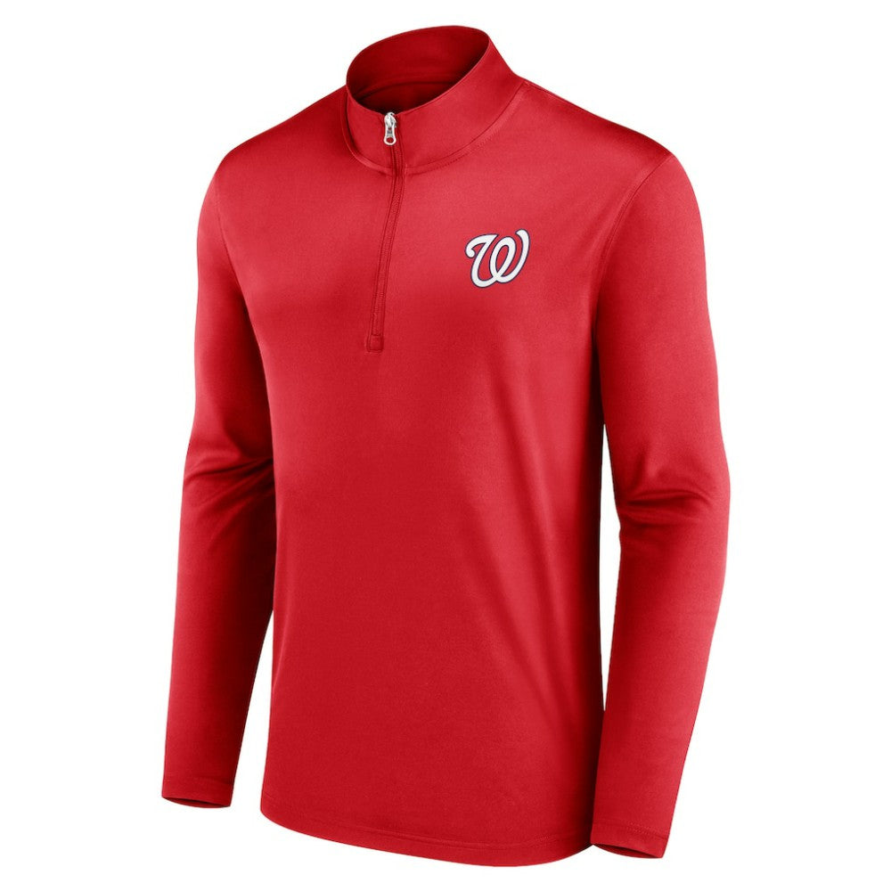 Red Washington Nationals Fanatics Underdog Mindset Quarter-Zip Top