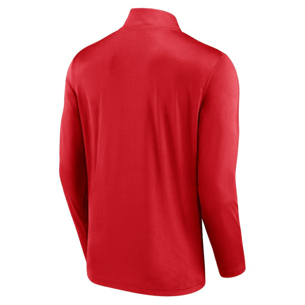 Red Washington Nationals Fanatics Underdog Mindset Quarter-Zip Top