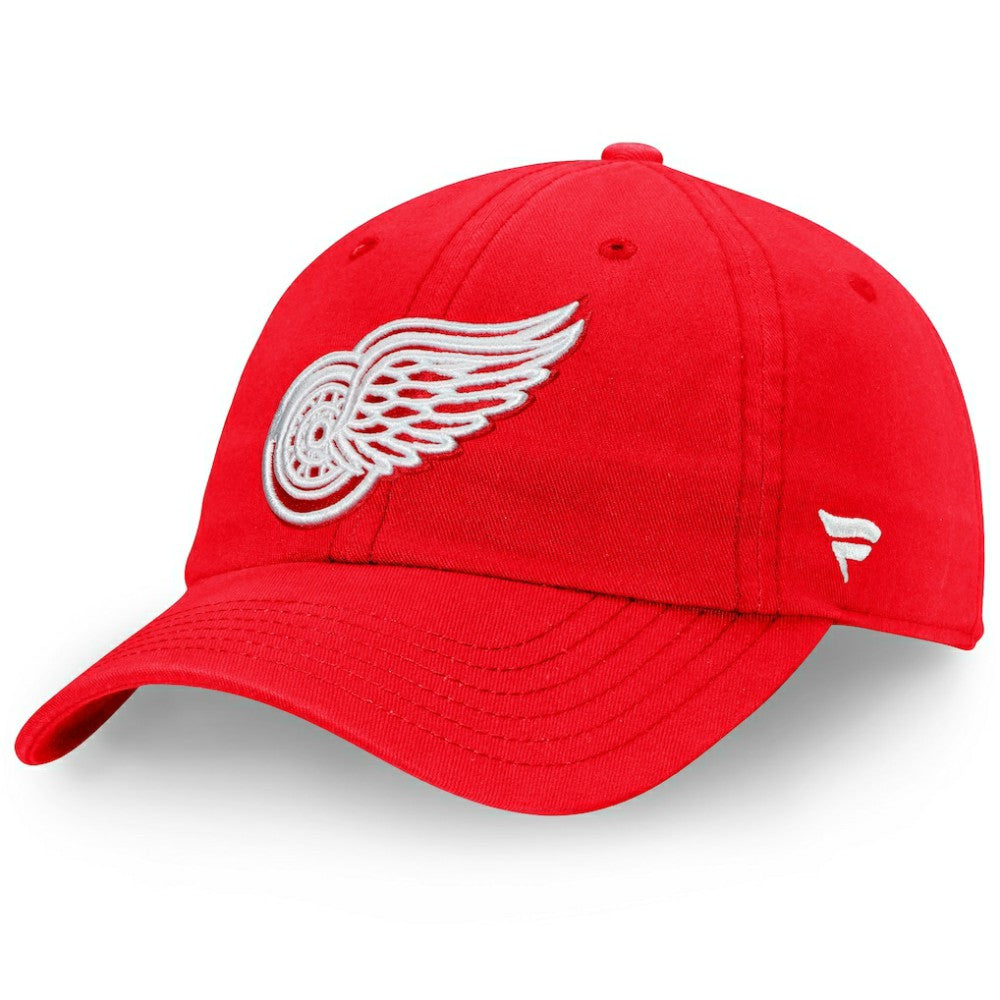 NHL Detroit Red Wings Fanatics Core Primary Logo Adjustable Hat