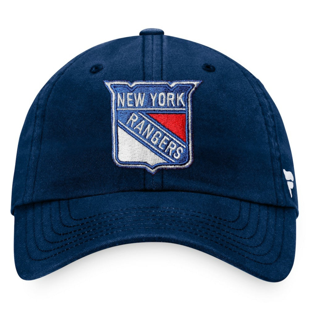 NHL New York Rangers Fanatics Core Primary Logo Adjustable Hat