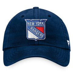 NHL New York Rangers Fanatics Core Primary Logo Adjustable Hat