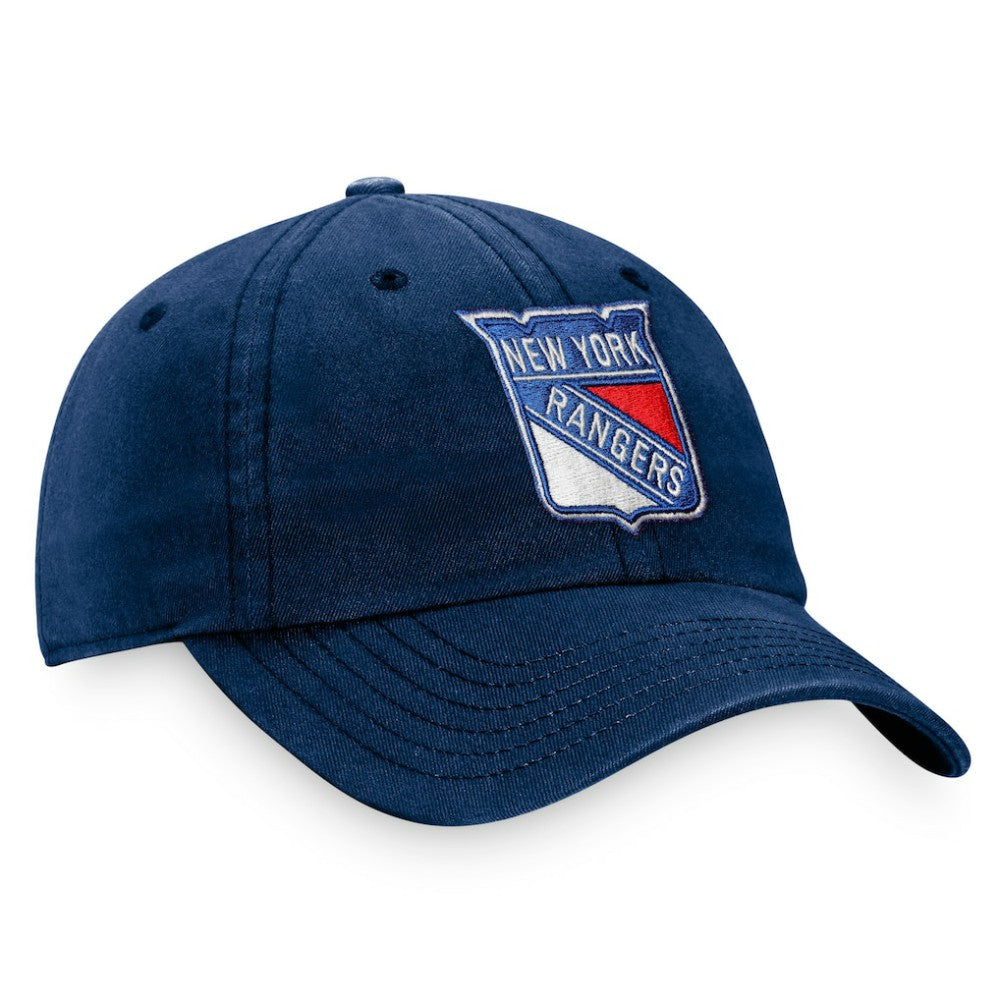 NHL New York Rangers Fanatics Core Primary Logo Adjustable Hat