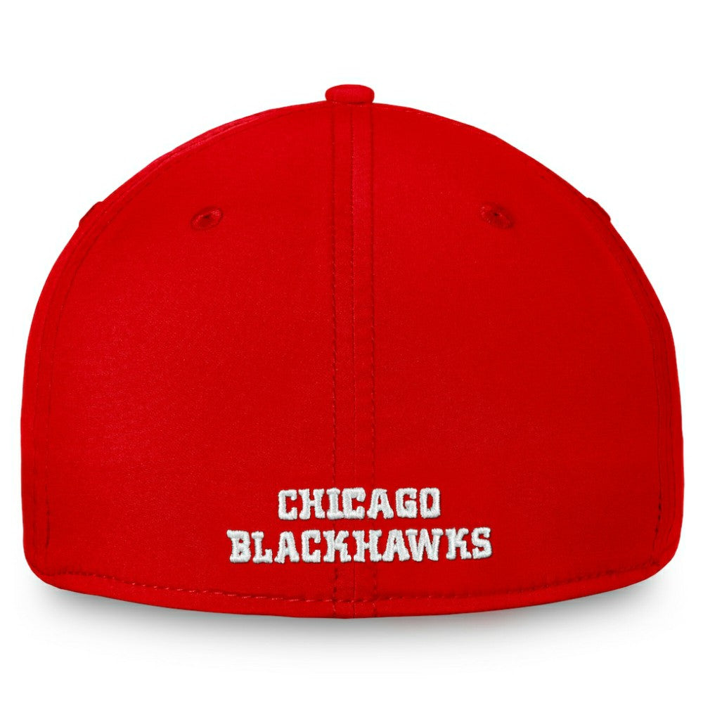 NHL Chicago Blackhawks Fanatics Core Primary Logo Flex Hat
