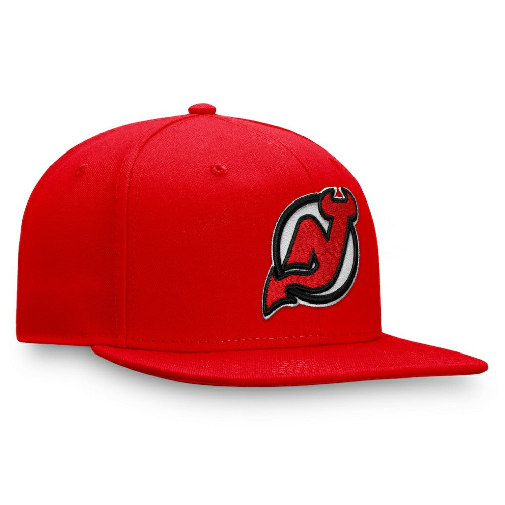 NHL New Jersey Devils Fanatics Primary Logo Snapback Hat