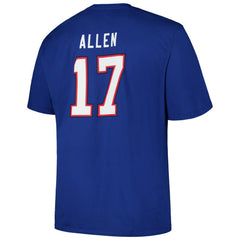 Josh Allen  Big & Tall Player Name & Number T-Shirt - Buffalo Bills T-shirts