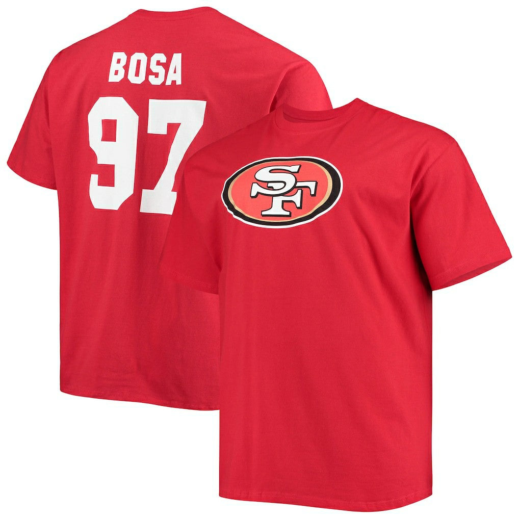 Nick Bosa  Big & Tall Player Name & Number T-Shirt - San Francisco 49ers T-shirts