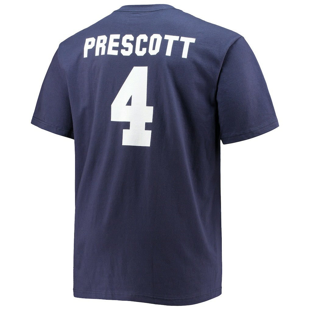 Dak Prescott  Big & Tall Player Name & Number T-Shirt - Dallas Cowboys T-shirts