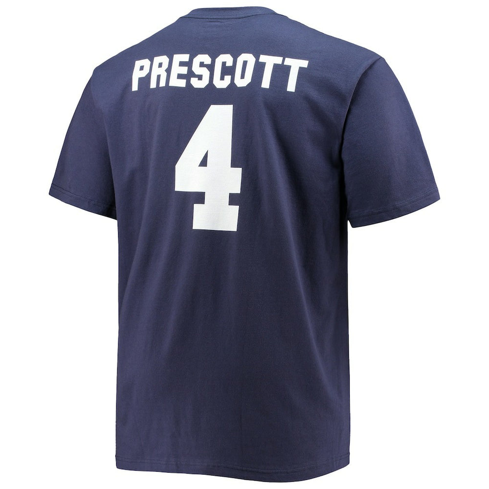 Dak Prescott  Big & Tall Player Name & Number T-Shirt - Dallas Cowboys T-shirts