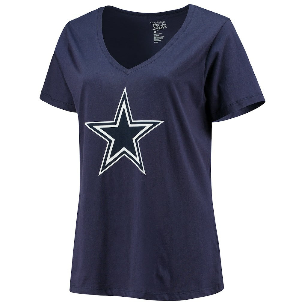 CeeDee Lamb  Women's Plus Size Name & Number V-Neck T-Shirt - Dallas Cowboys T-shirts