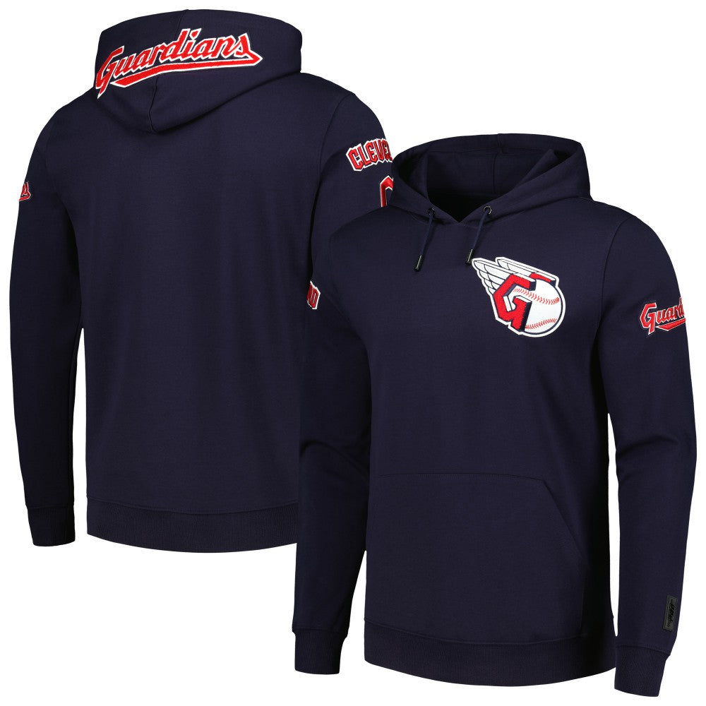 Navy Cleveland Guardians Pro Standard Team Logo Pullover Hoodie